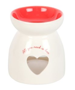 All You Need is Love Heart Oil Burner - Image 2