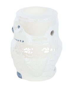 Owl Shaped Iridescent Oil Burner - Image 3