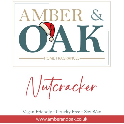 Eco-friendly Nutcracker Wax Melt Jar for a warm, festive scent