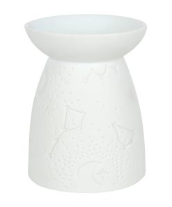 White Ceramic Constellation Oil Burner - Image 2