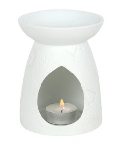 White Ceramic Constellation Oil Burner - Image 3