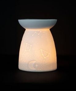 White Ceramic Constellation Oil Burner - Image 6