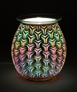 3D Geometric Light Up Electric Oil Burner - Image 1