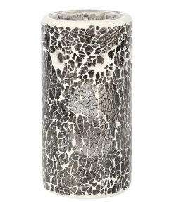 Pillar Gunmetal Grey Crackle Oil Burner - Image 2