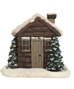 Log Cabin Incense Cone Burner - Image 1