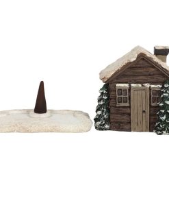 Log Cabin Incense Cone Burner - Image 3