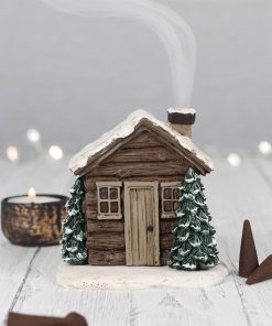 Log Cabin Incense Cone Burner - Image 5