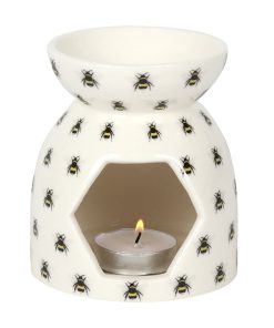 All Over Bee Print Oil Burner - Image 1