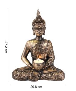 Sitting Thai Buddha Tealight Holder - Image 3