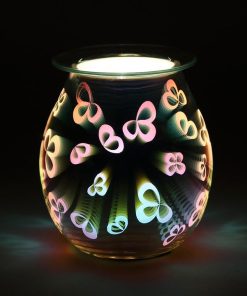 3D Flower Petal Light Up Electric Oil Burner - Image 1