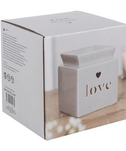 Grey Love Cut Out Oil Burner - Image 3