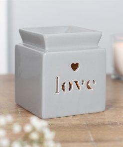 Grey Love Cut Out Oil Burner - Image 4