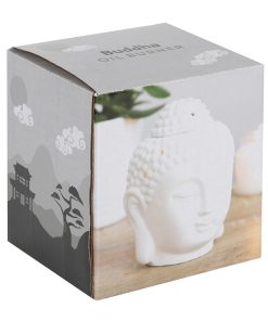 White Buddha Head Oil Burner - Image 4