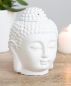 White Buddha Head Oil Burner - Image 5