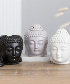 White Buddha Head Oil Burner - Image 6