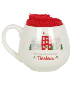 Cosy Little Christmas Mug and Socks Set - Image 1