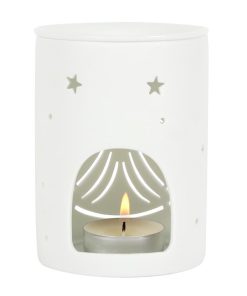 White Angel Cut Out Oil Burner - Image 2