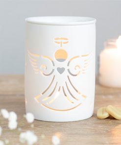 White Angel Cut Out Oil Burner - Image 4