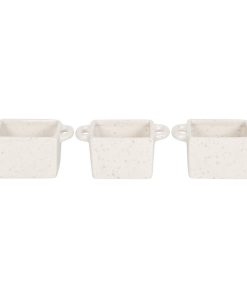 Set of 3 Ceramic Christmas Snack Bowls - Image 2