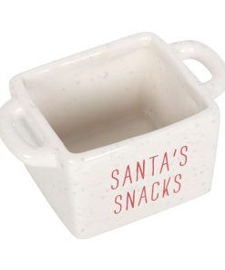 Set of 3 Ceramic Christmas Snack Bowls - Image 3