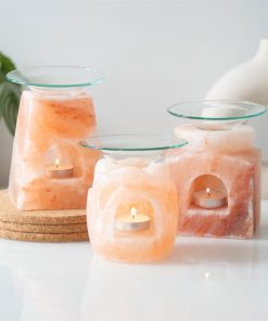 Lotus Flower Shaped Himalayan Salt Oil Burner - Image 4