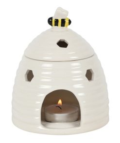 White Beehive Oil Burner - Image 1