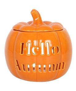 Hello Autumn Pumpkin Oil Burner - Image 1