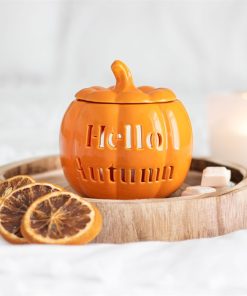 Hello Autumn Pumpkin Oil Burner - Image 5