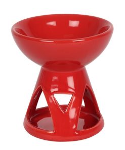 Red Deep Bowl Oil Burner - Image 2