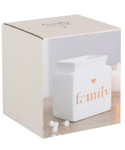 White Family Cut Out Oil Burner - Image 3