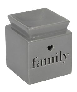 Grey Family Cut Out Oil Burner - Image 1