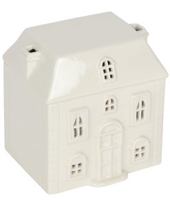 White Ceramic House Oil Burner - Image 2