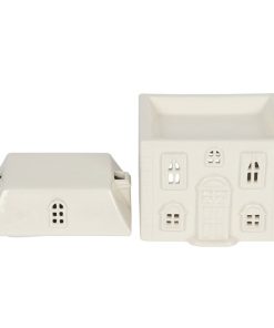 White Ceramic House Oil Burner - Image 3