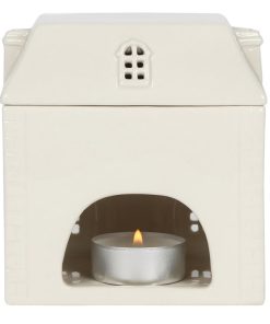 White Ceramic House Oil Burner - Image 4