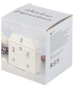 White Ceramic House Oil Burner - Image 5