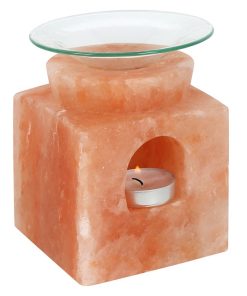 Cube Himalayan Salt Oil Burner - Image 1