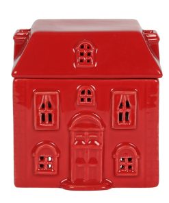 Red Ceramic House Oil Burner - Image 1