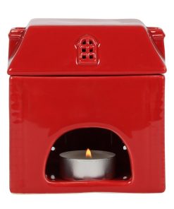 Red Ceramic House Oil Burner - Image 4