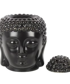 Black Buddha Head Oil Burner - Image 2