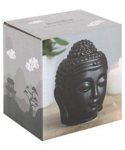 Black Buddha Head Oil Burner - Image 4