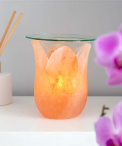 Tulip Shaped Himalayan Salt Oil Burner - Image 2