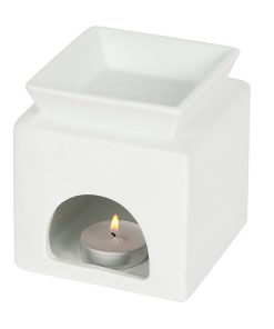 White Home Cut Out Oil Burner - Image 2