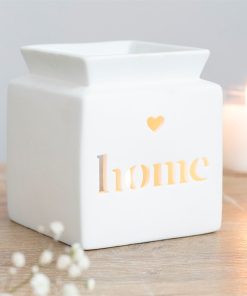 White Home Cut Out Oil Burner - Image 3