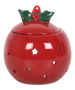 Red Bauble Oil Burner - Image 1