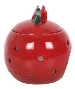 Red Bauble Oil Burner - Image 3