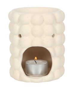 Cream Speckle Bubble Oil Burner - Image 1