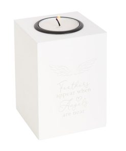 Feathers Appear Angel Wing Tealight Holder - Image 1