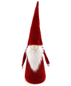 46cm Red Velvet Standing Christmas Gonk - Image 1