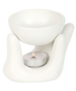 White Hand Ceramic Oil Burner - Image 2