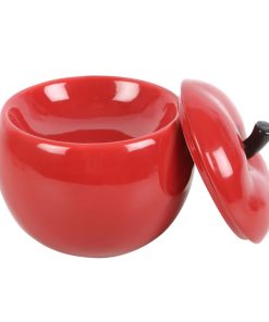 Red Apple Ceramic Oil Burner - Image 2